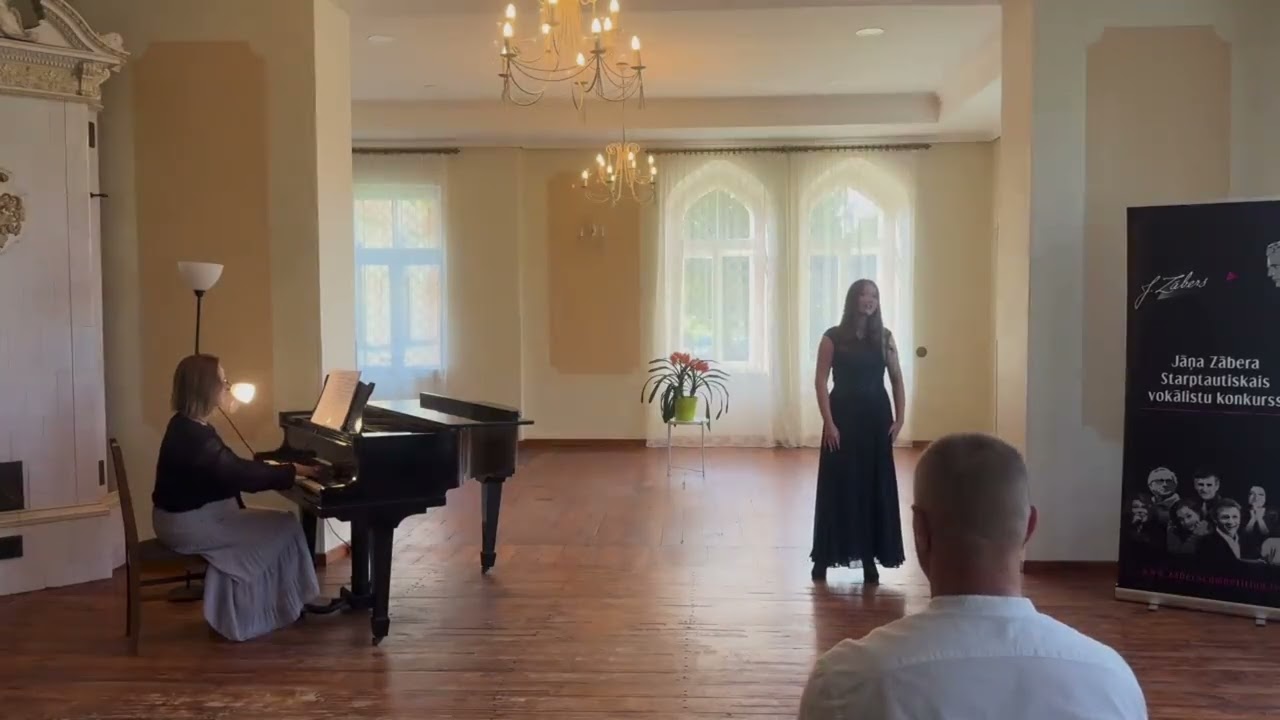Wolfgang Amadeus Mozart. Izabella Rubule. „Deh vieni, non tardar” at the opera 
