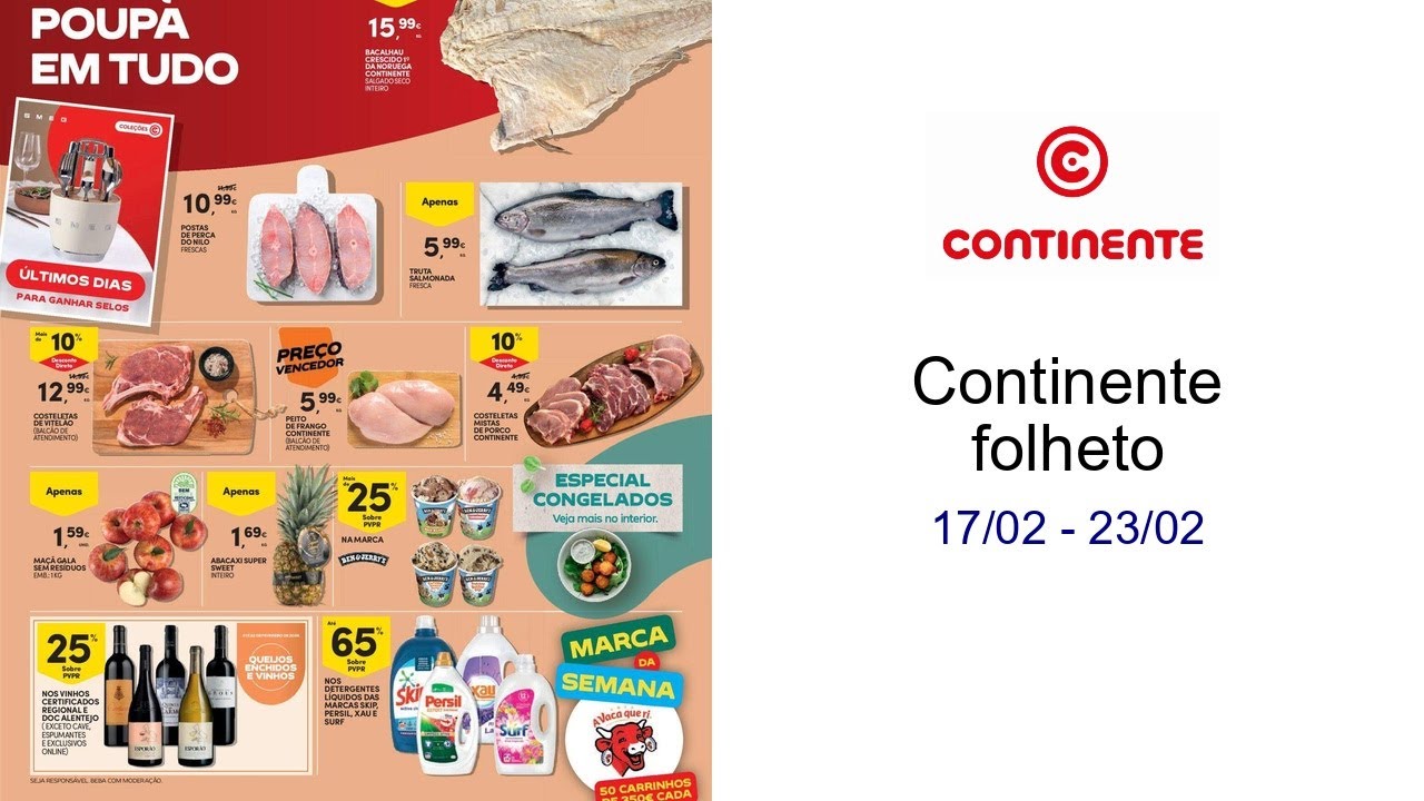 Continente folheto 17/02 - 23/02