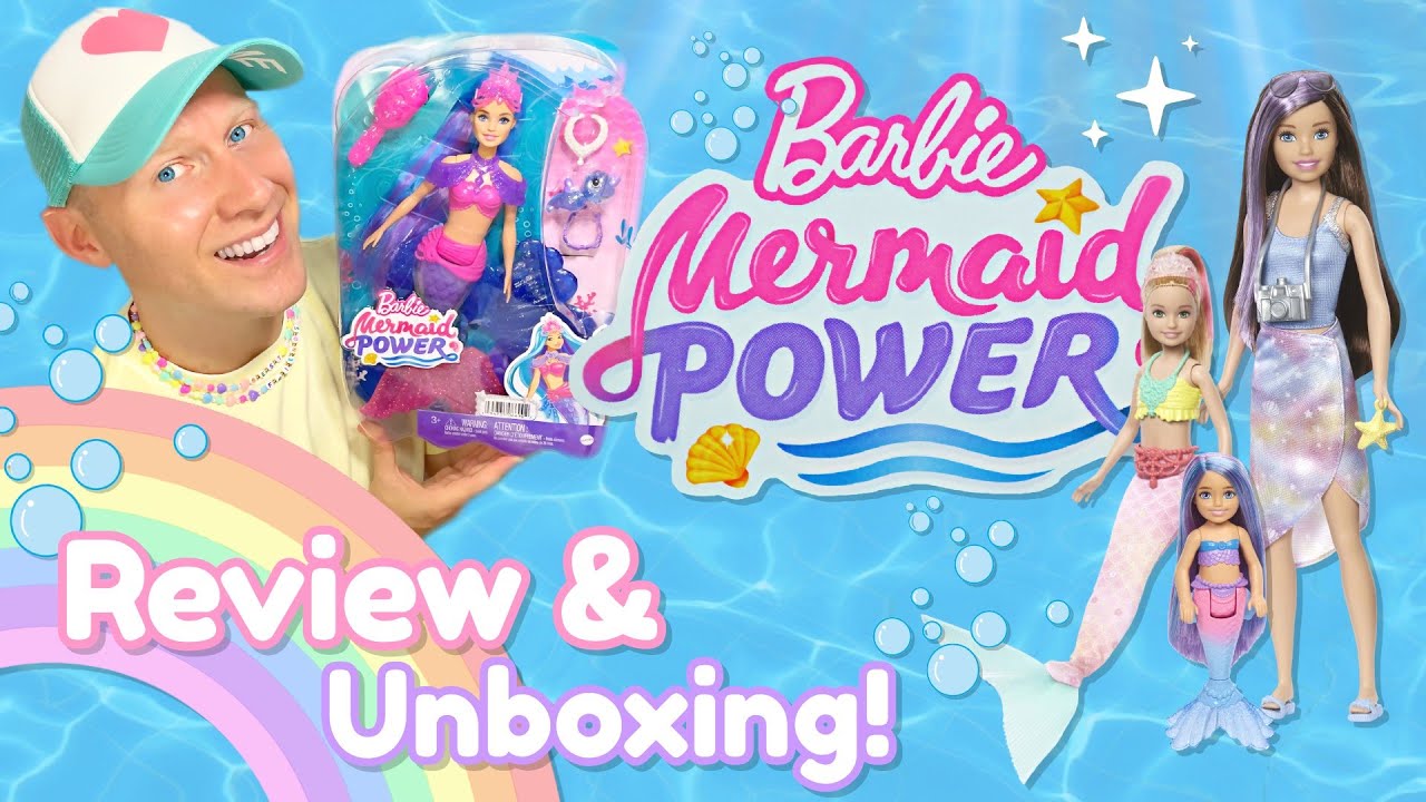 Barbie Mermaid Power Dolls! 🧜‍♀️🌊⭐ Review & Unboxing!