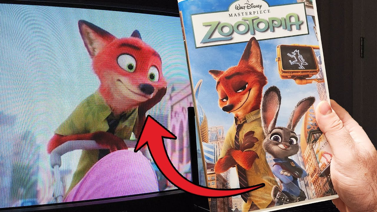 I Put Zootopia On A VHS Tape