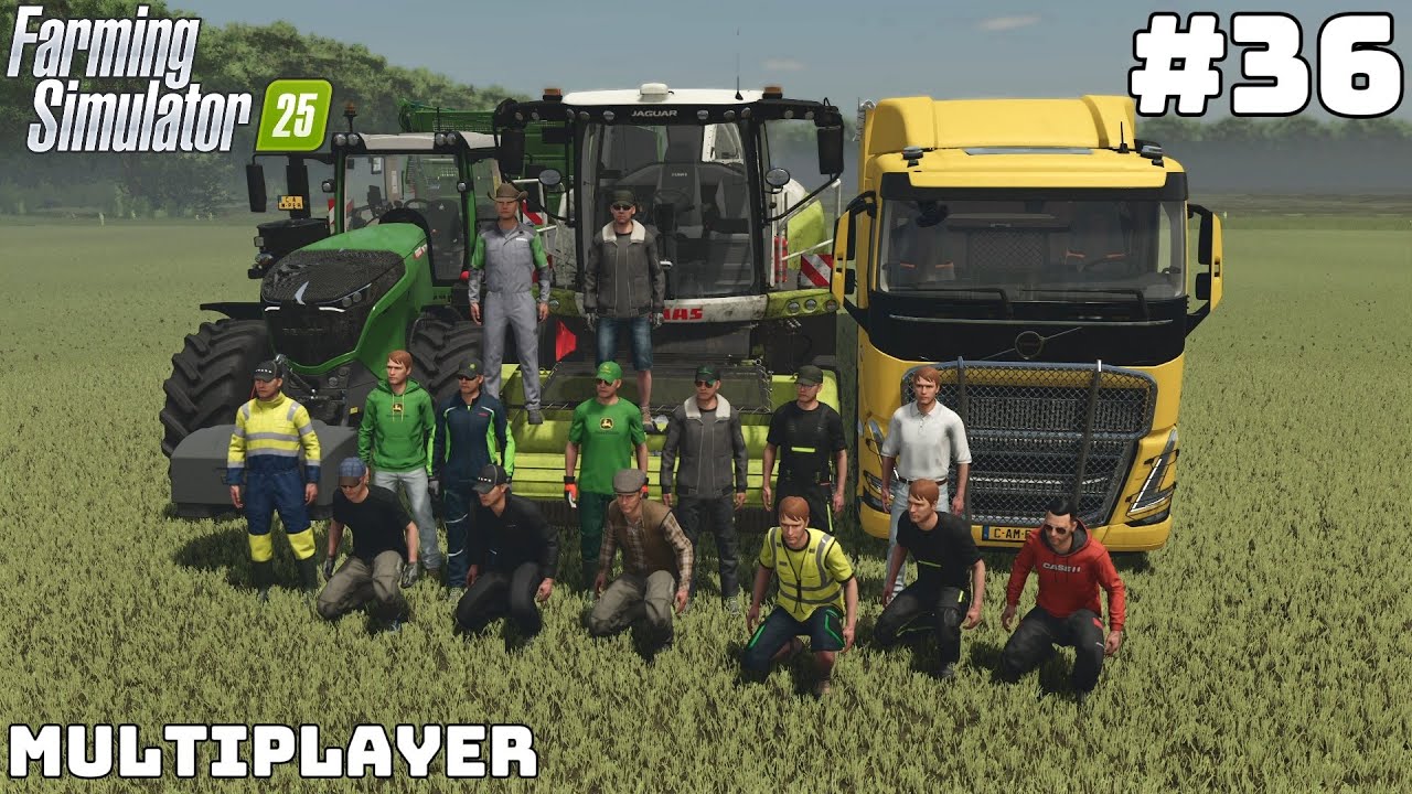 🍀FIRST TIME WE HARVESTED ALL MEADOWS ON THE MAP | Klein Friesland | FS25 Multiplayer | Episode 36