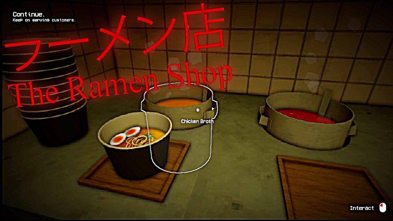 HABRO UNA TIENDA DE RAMEN, sale mal (The ramen shop)