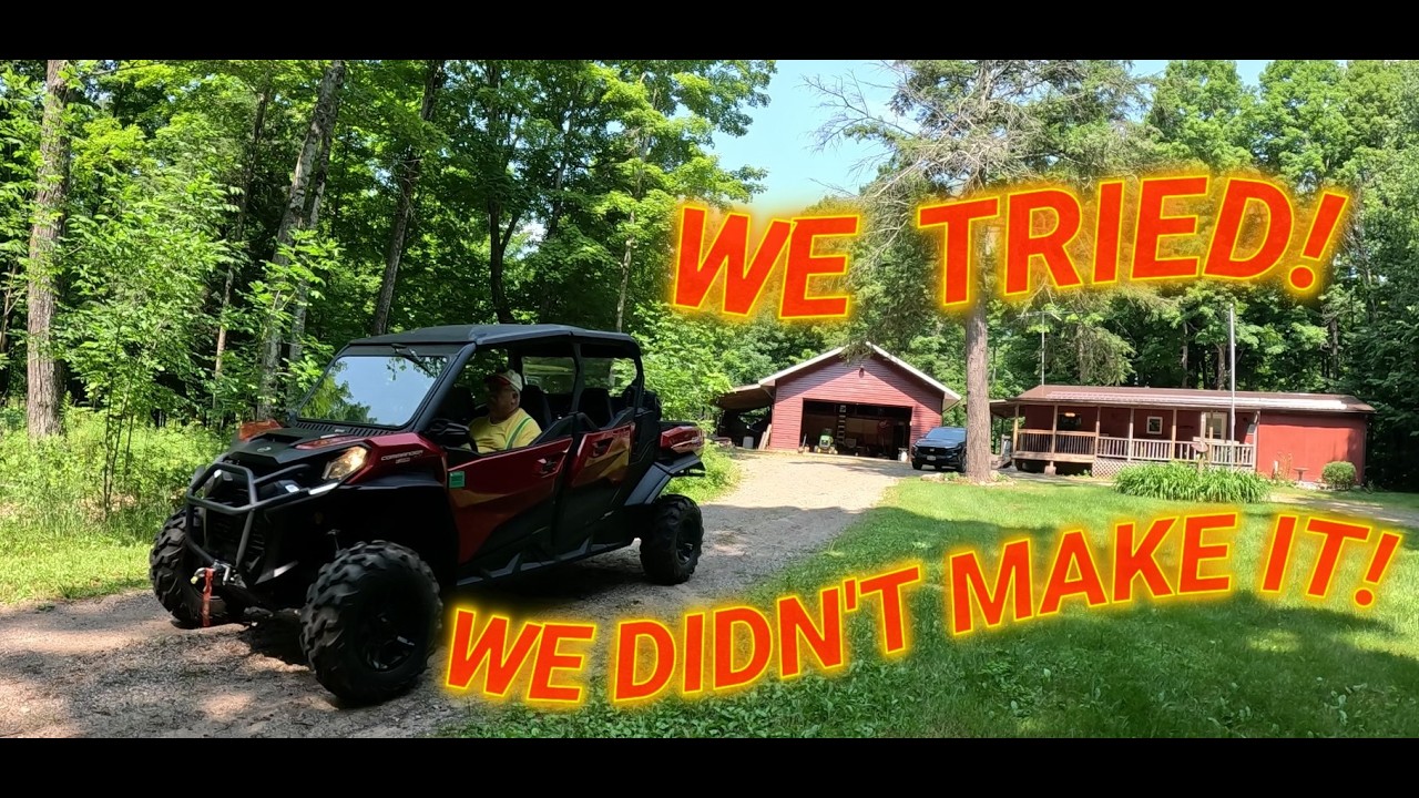 RIDING WISCONSIN FOREST COUNTY UTV TRAILS - TRIED TO RIDE TO ARMSTRONG CREEK - DIDN'T MAKE IT - #25