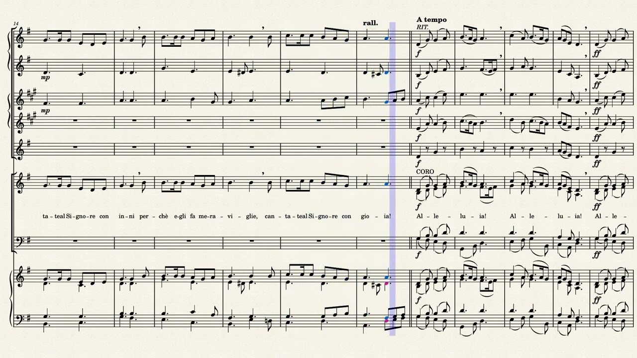 Alleluia Irlandese (Cantate al Signore) , F.O' Carroll - J.P. Lécot
