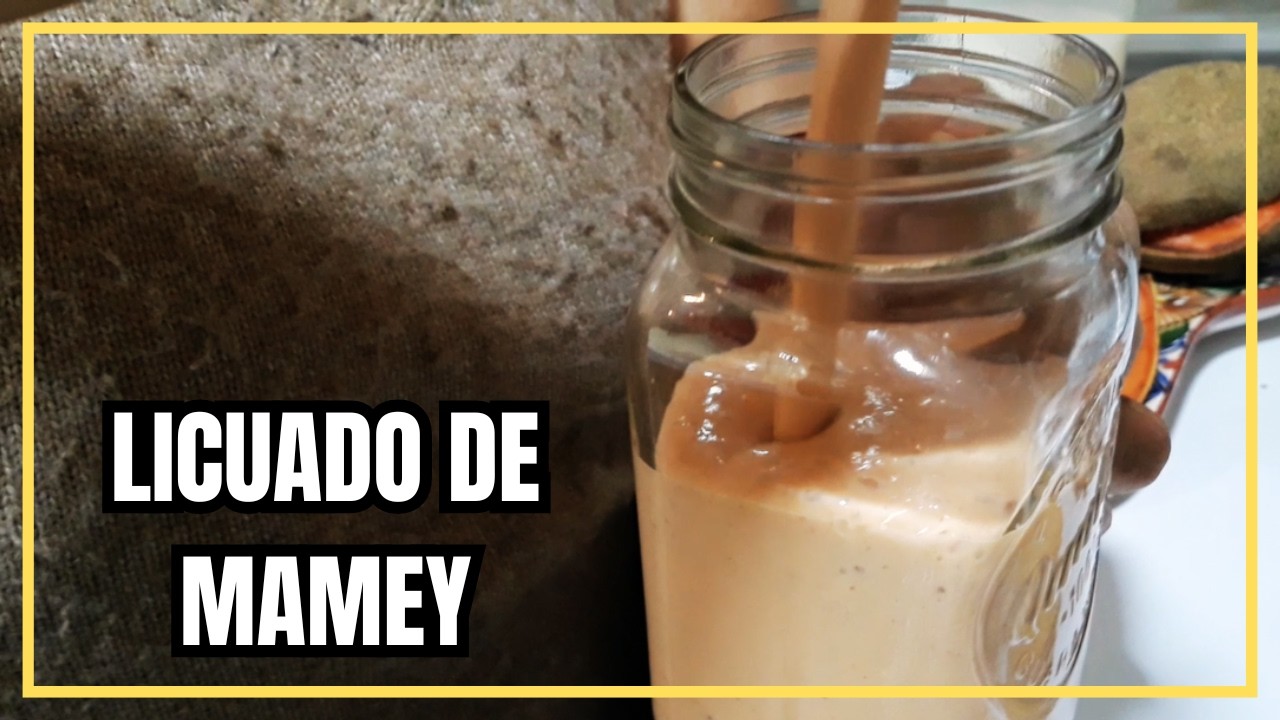 EL LICUADO MÁS CREMOSO 😍🥤 Mamey con Pasas y Nueces en 5 MINUTOS
