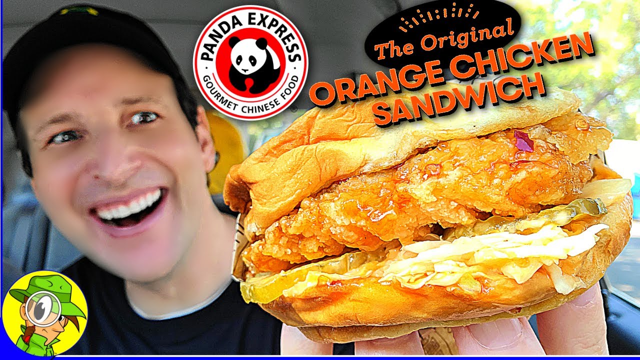 Обзор бутербродов Panda Express® ORIGINAL ORANGE CHICKEN ™ ???? ИС