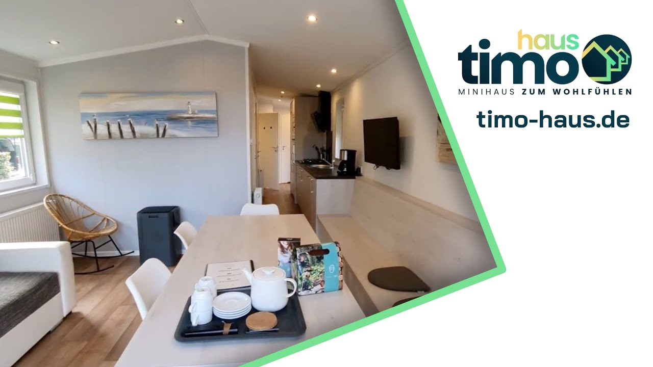 Mobilheim mit 3 Schlafzimmern - ideal für eine mehrköpfige Familie! Minihaus Bungalow - timo-haus.de
