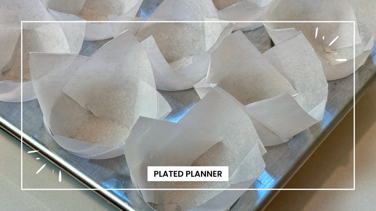 The Easiest Way to Make Muffin Liners - No Special Tools Needed
