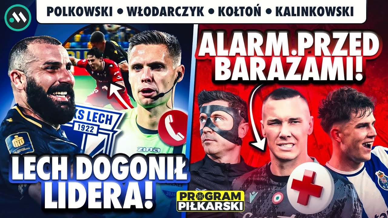 LECH DOGONIŁ LIDERA. SYLWESTRZAK TŁUMACZY KONTROWERSJE! SKORUPSKI Z KONTUZJĄ, PIETUSZEWSKI STRZELA!