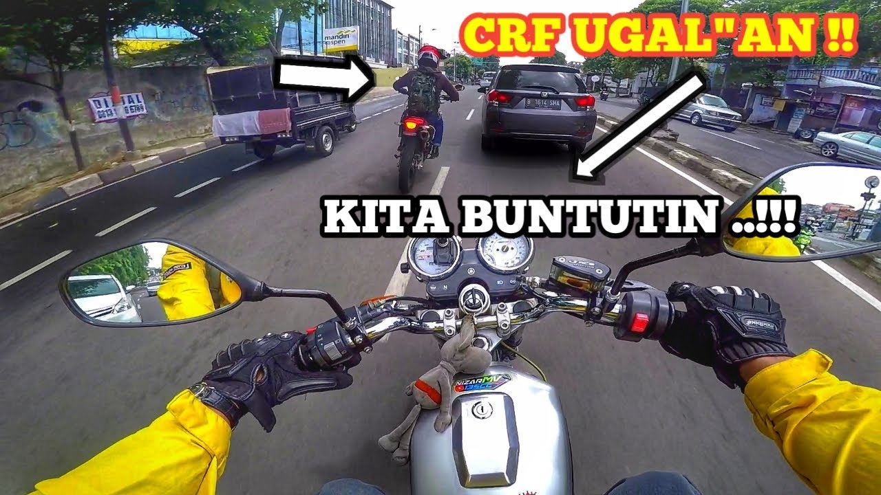SAMPE TRABAS LAMPU MERAH..!!! GARA- GARA DI BUNTUTIN -PURE SOUND RX KING