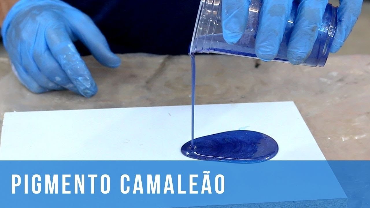 Pigmentos camaleão para resina epóxi
