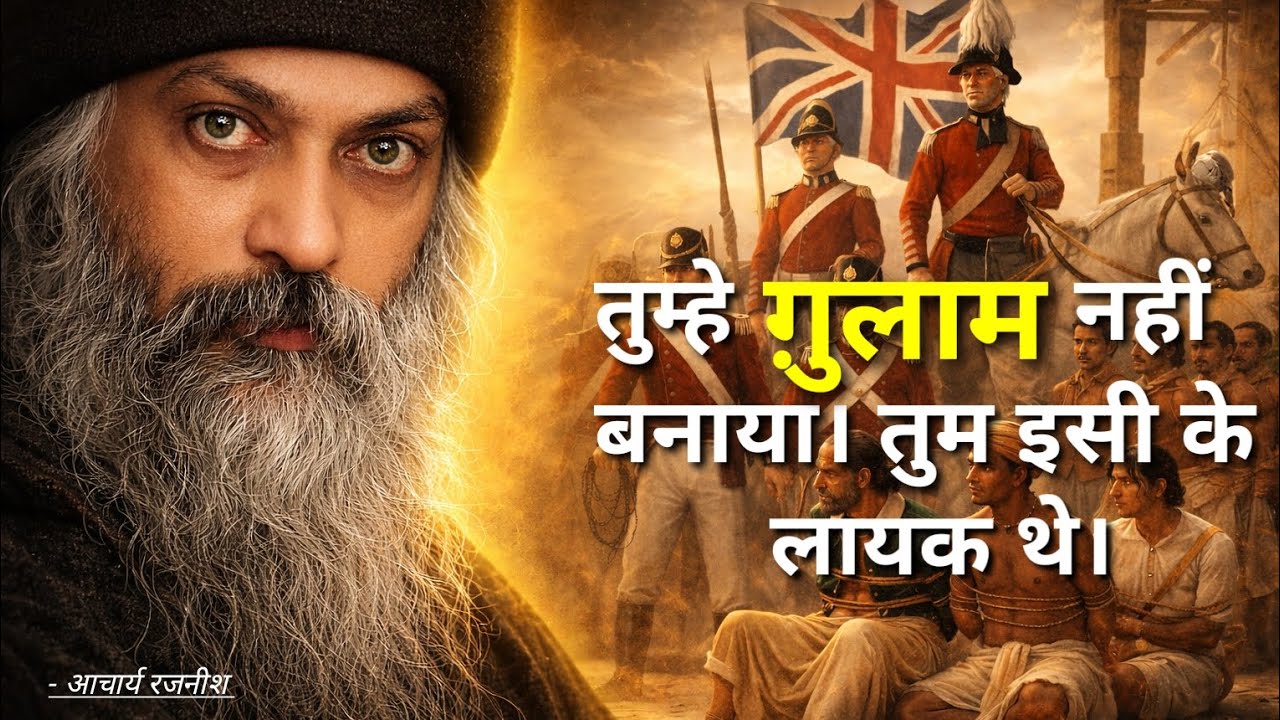 Osho: भारत ग़ुलाम क्यों बना? Why Did India Lose Its Freedom? Osho hindi