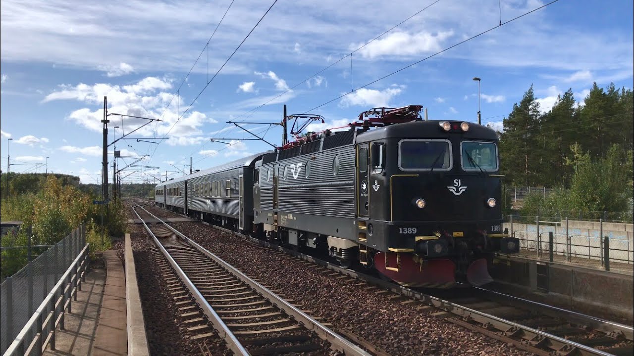 SJ X2000, Intercity och MTR Express m.fl. på sensommaren