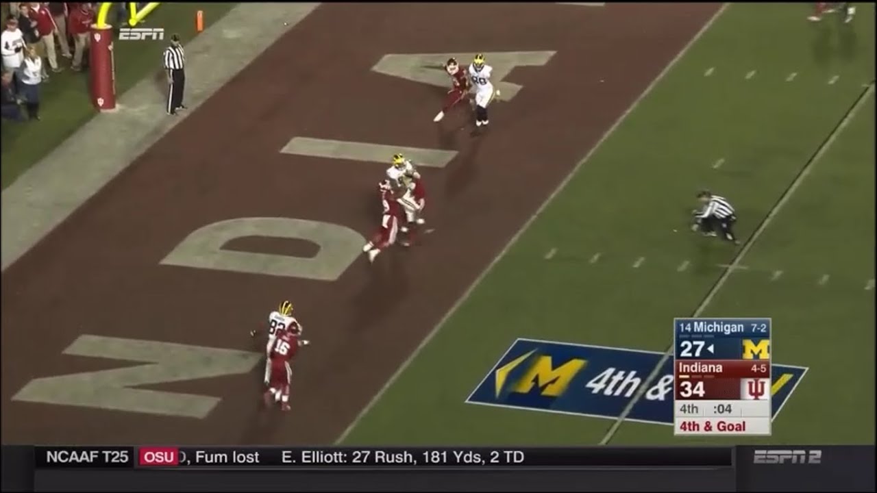 2015: Michigan 48 Indiana 41