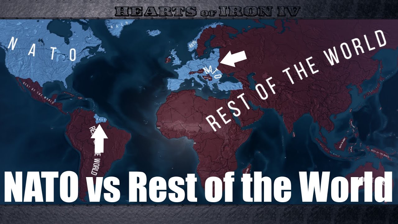 NATO vs Rest of the World - Hoi4 timelapse