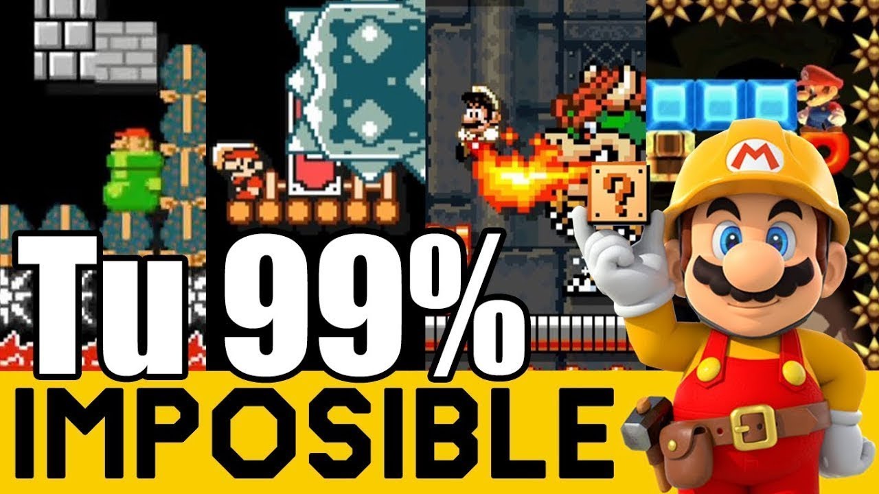 SALTA, CORRE Y ESQUIVA ! - 99% IMPOSIBLES de Suscriptores #22 | Super  Mario Maker - ZetaSSJ