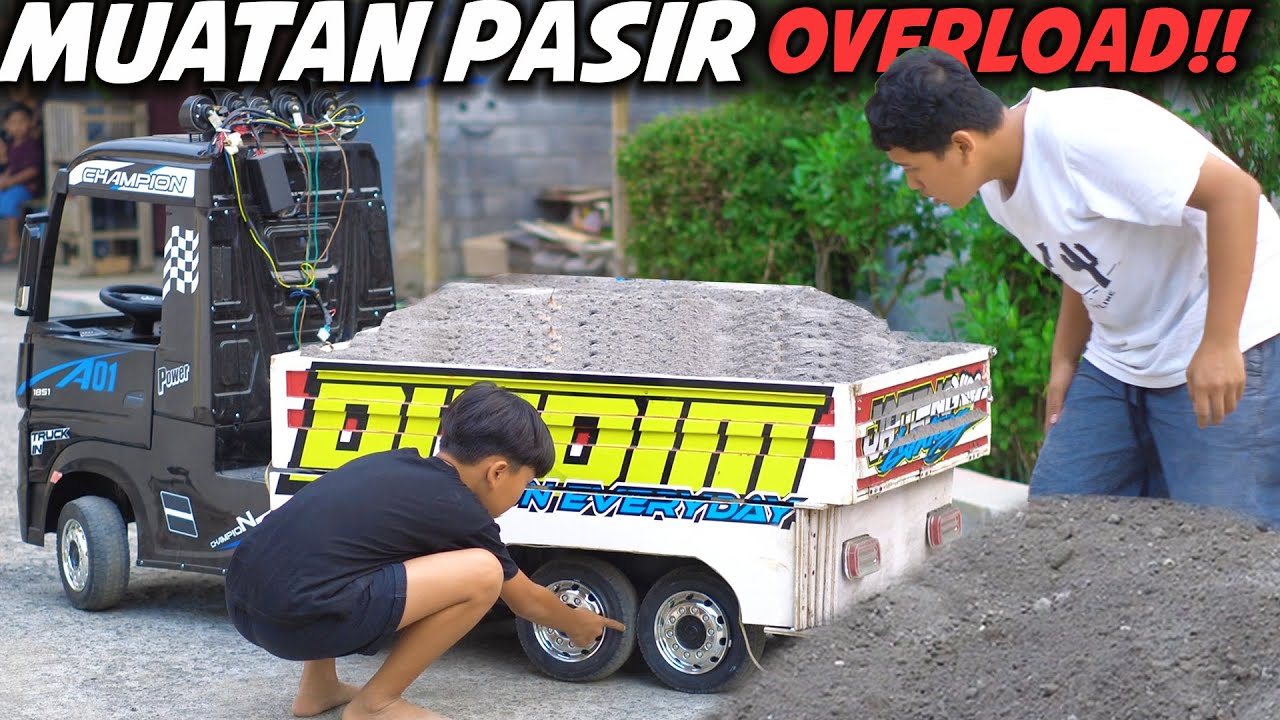 MUATAN PASIR!! DITDIM COBA TES MUATAN PASIR FULL DI TRUK HANIN