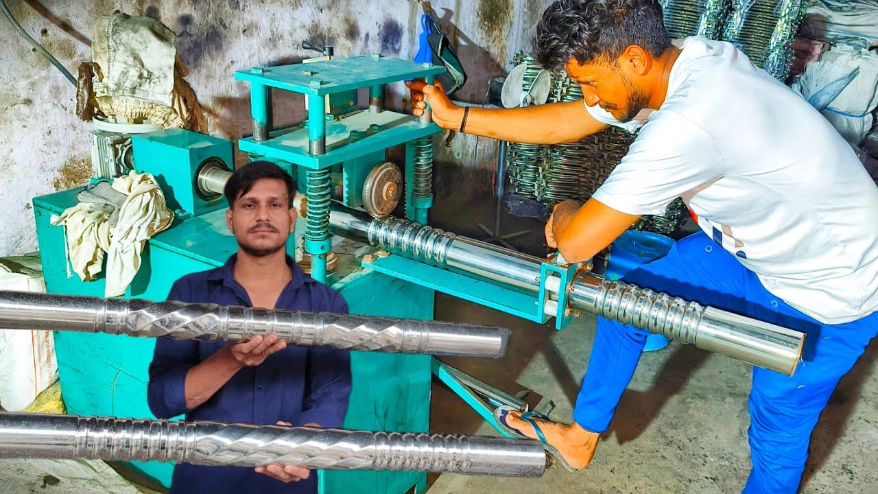 Chudi Wala Steel Piller Making video/ Manufacturer Malik Steel 👆