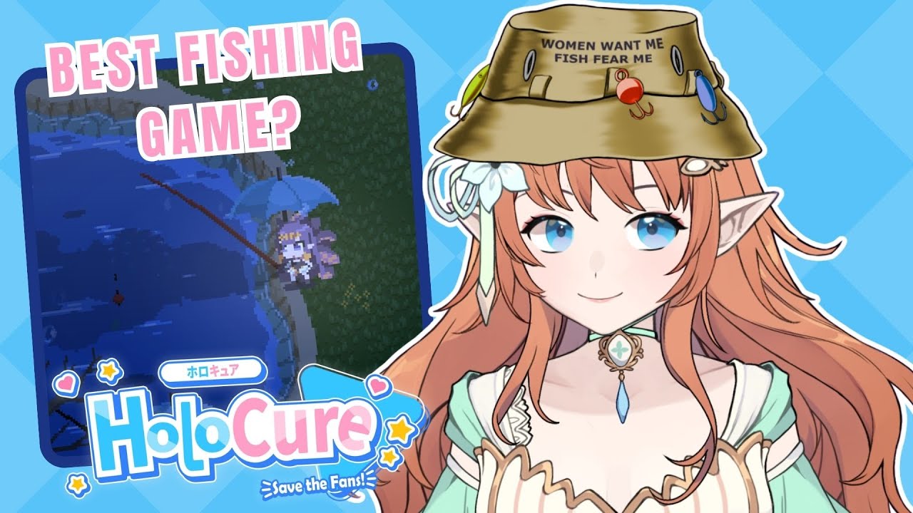 BEST FISHING GAME?! || HoloCure [VTuber Nane Niwa] #WORMARMY