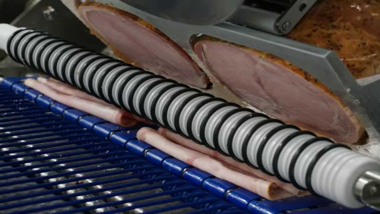 Folded portions – TS700 high-speed involute blade slicer
