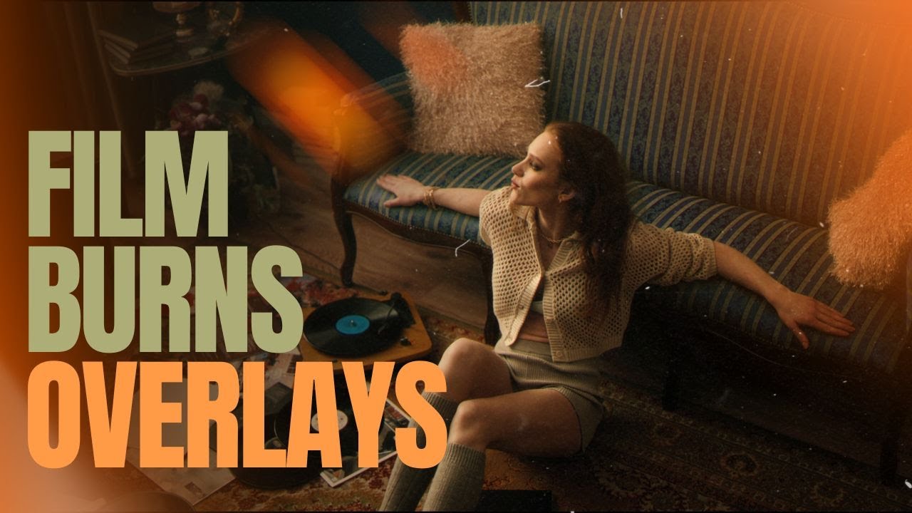Film Burns Pro Overlays &ndash; 4K Analog Texture for Video Editors & Filmmakers