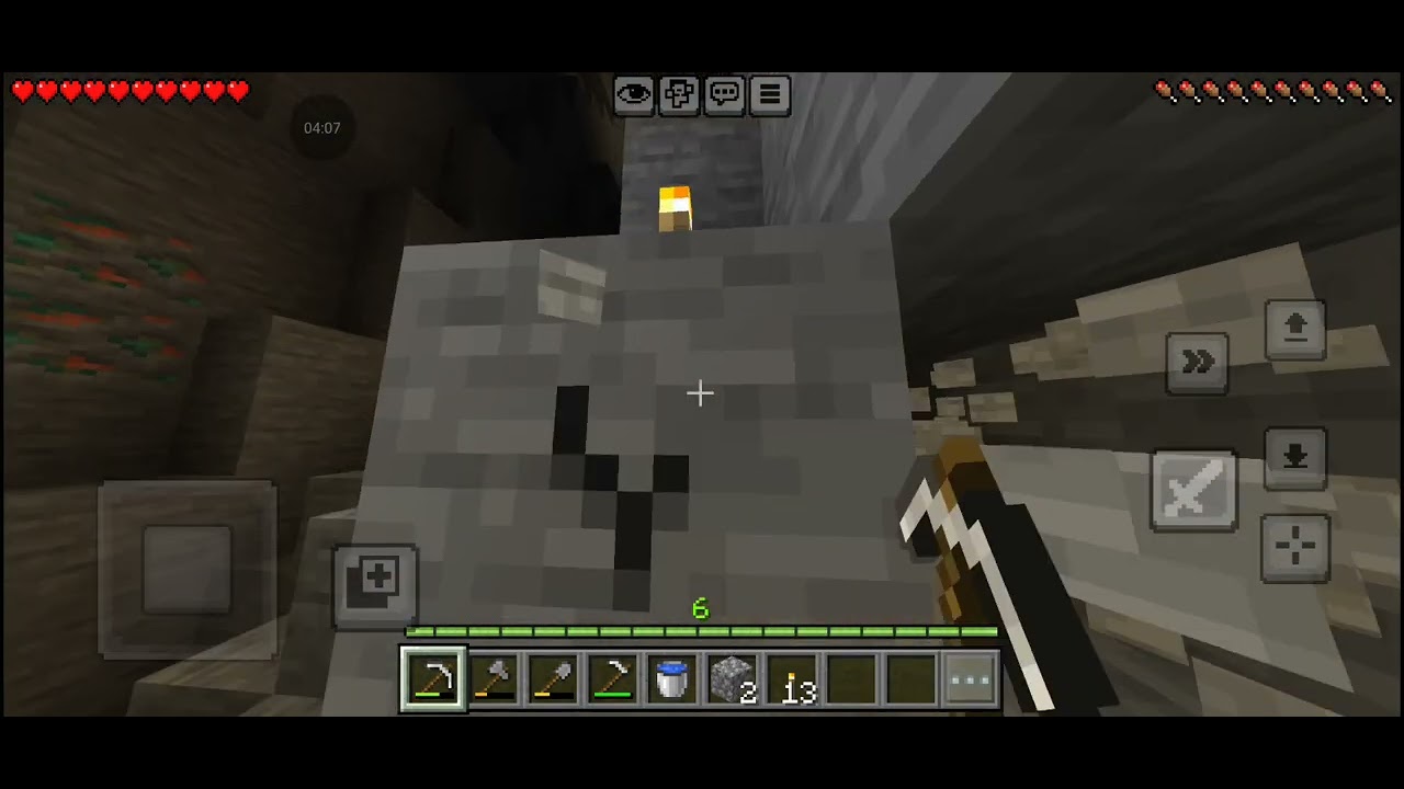 Playing minecraft:looking for ores