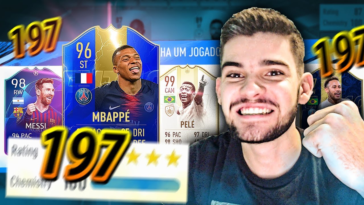 SÓ TOTS e ICON no FUT DRAFT 195!! É POSSÍVEL!! FIFA 19