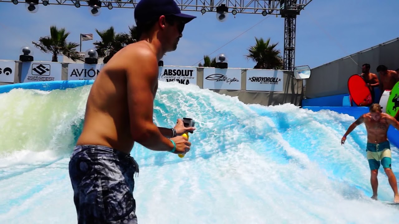 Flowrider Tour Contest on the Flow Barrel Wavehouse SD pt 3