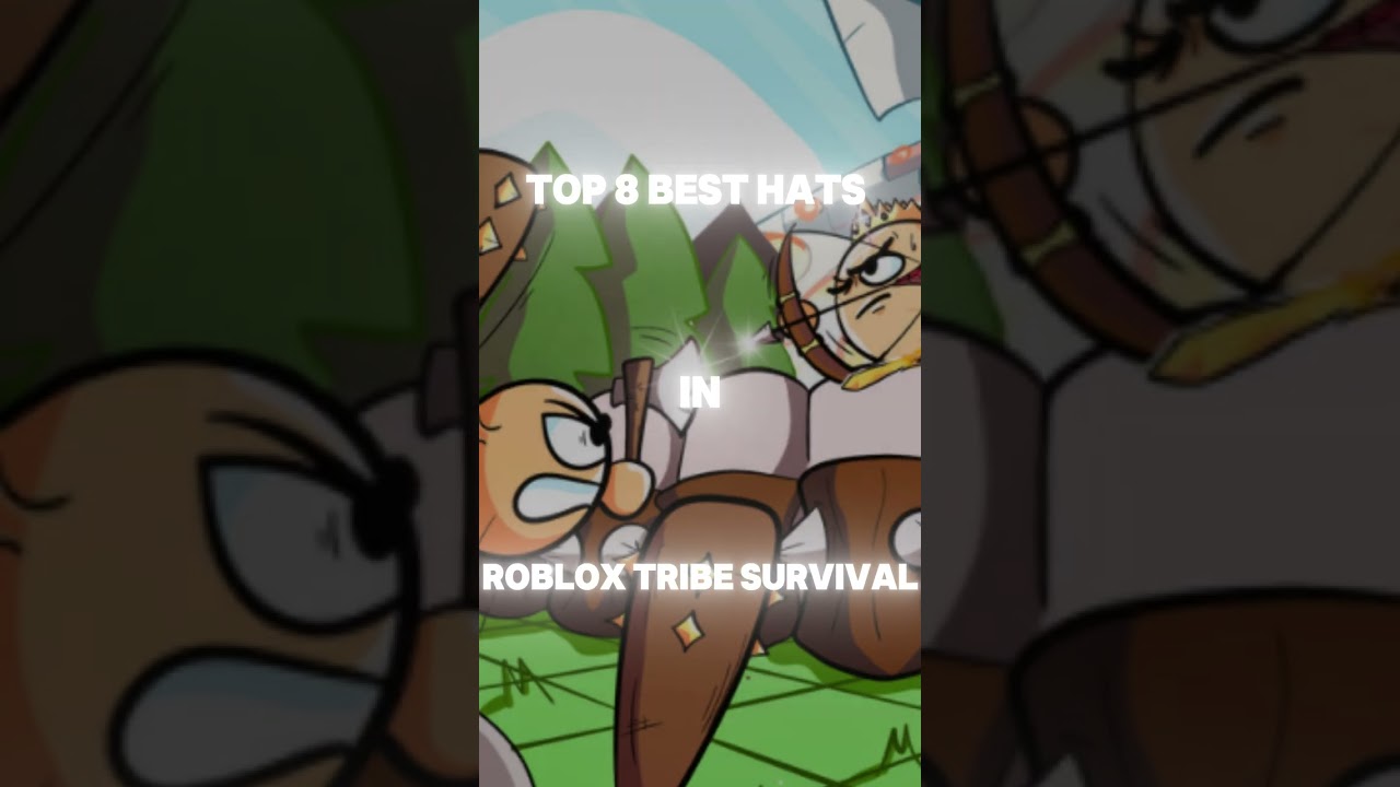 ⭐Top 8 best hats (PvP only) In #roblox #tribesurvival ⭐