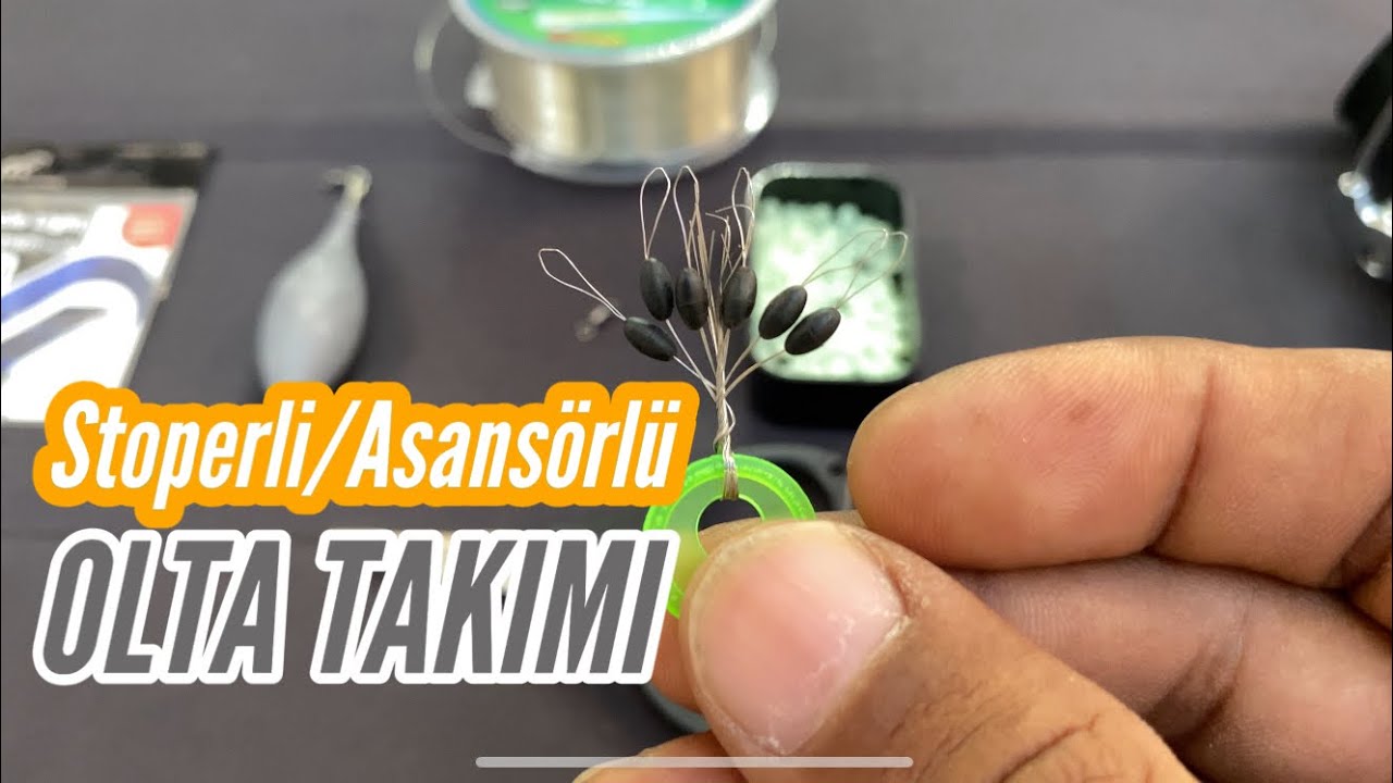 Stoperli-Asansörlü Olta Takımı/Kıyıdan Balık Avım