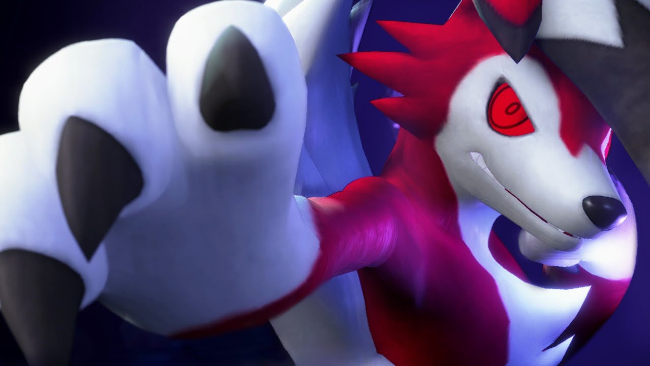 Street Fighter 6 Ed MOD Lycanroc Midnight form Pokémon Scarlet Violet