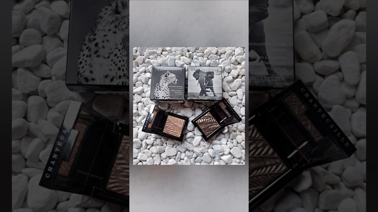 CHANTECAILLE LUMINESCENT EYE SHADES Daylight Swatches 