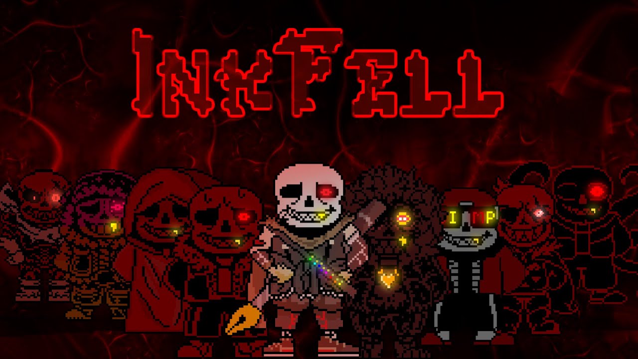 InkFell!Sans Fight | UNDERTALE Fangame | KatyPichu's Remake