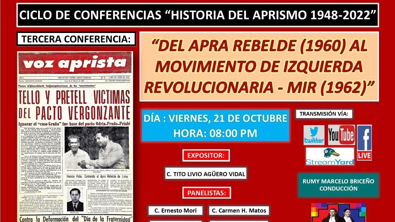 Del Apra-Rebelde (1960) al Movimiento de Izquierda Revolucionaria-MIR (1962)
