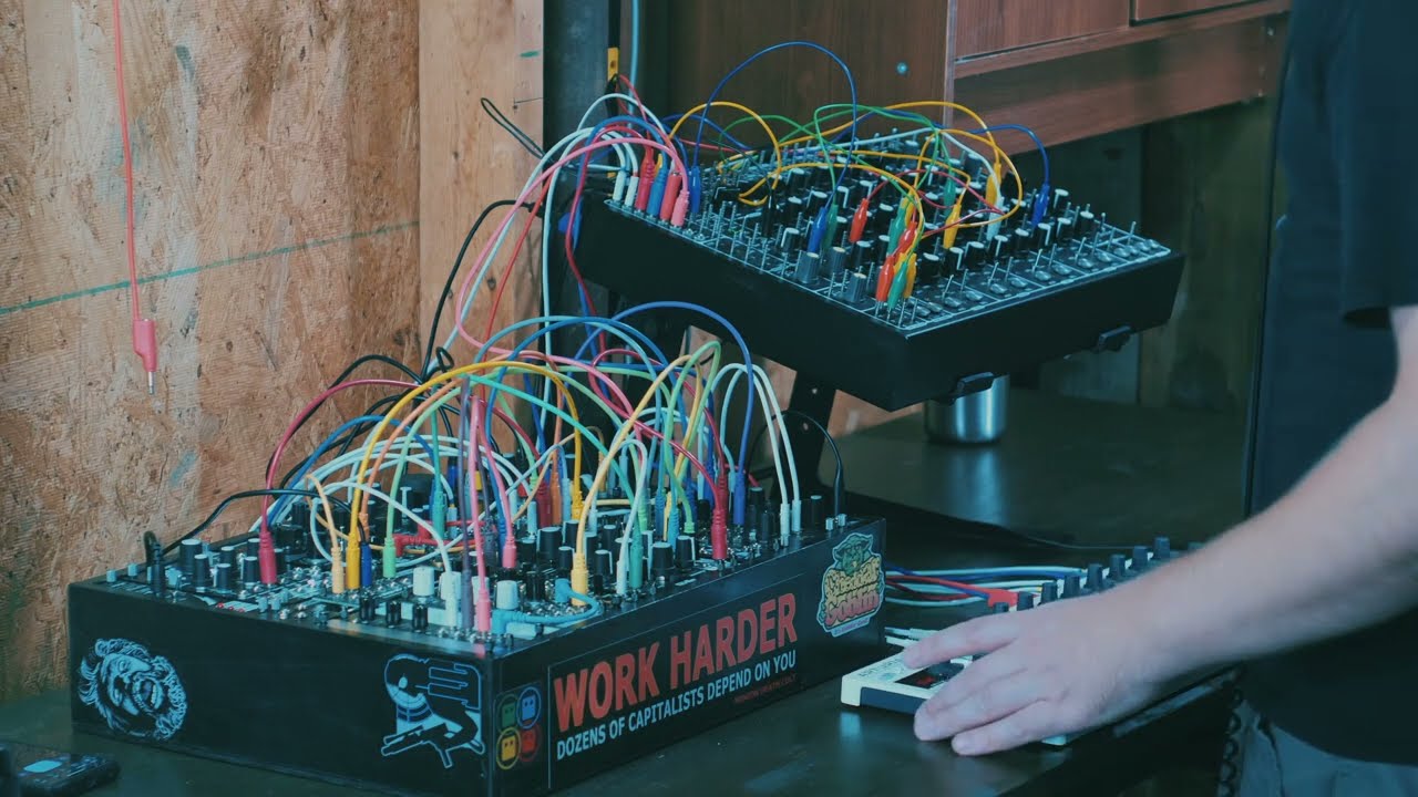 Pulsar-23 and Eurorack Modular Synth Dawless Jam