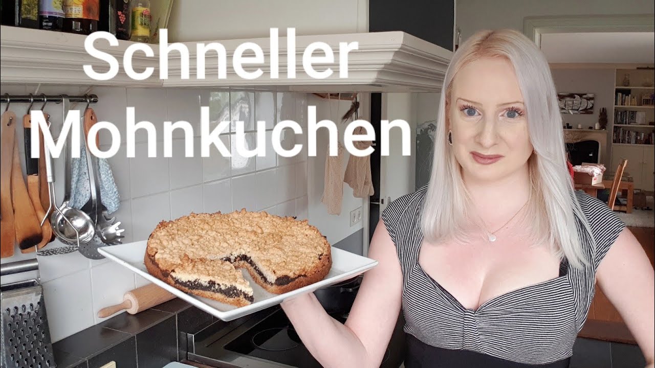 Vegan | Mohn Streuselkuchen | Blitzrezept | Schneller Mohnkuchen