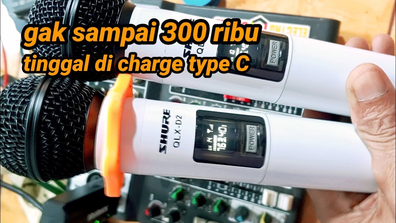 dibawah 300 ribuan! mic wireless shure