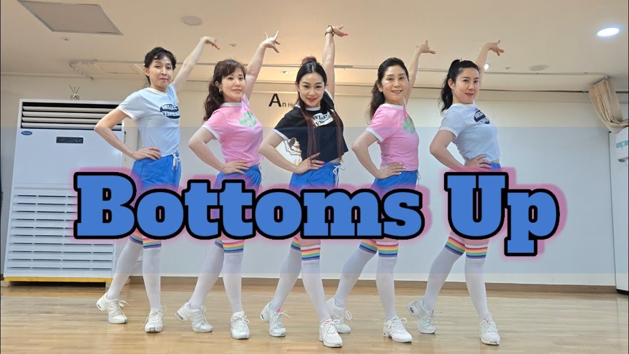 Bottoms Up Line dance (Demo) | Easy Intermediate | 바텀즈업 라인댄스 | 중급라인댄스