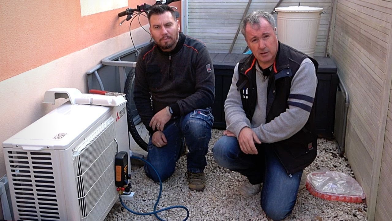 Pose d'une clim avec un PRO