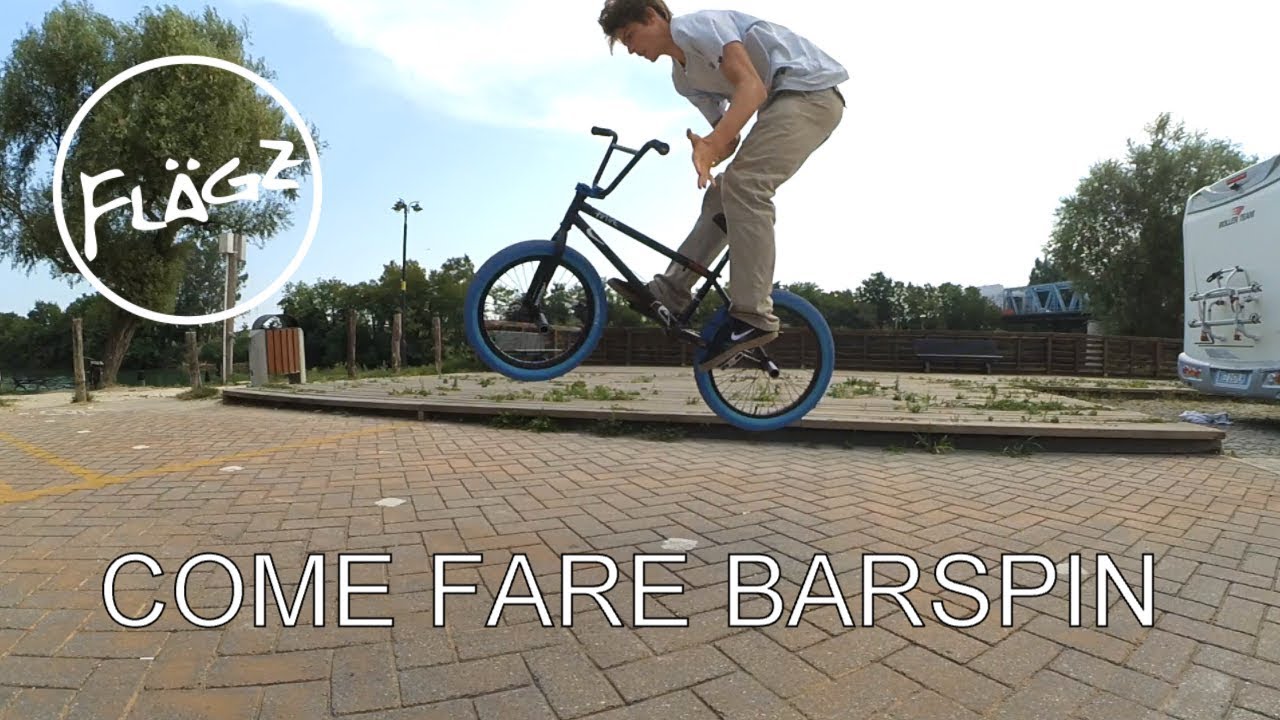 TUTORIAL BUNNY HOP BARSPIN BMX ITA
