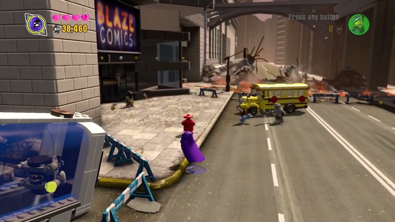 LEGO DIMENSIONS PAINTING THE TOWN BLACK 100% GUIDE