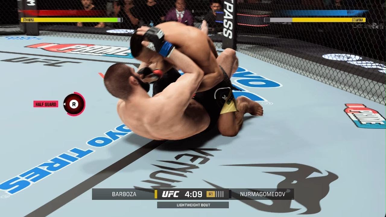 UFC 5 Edson Barboza makes Khabib RAGE QUIT