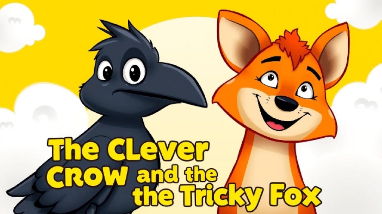 The Clever Crow and The Tricky Fox | Moral Story for Kids | VEEKSHITH FUN LEARNING (VFL)