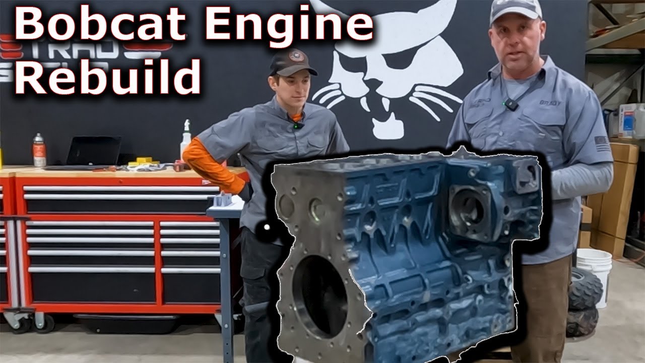 Ремонт двигателя Bobcat, ремонт двигателя Kubota V2203 для Bobcat 773