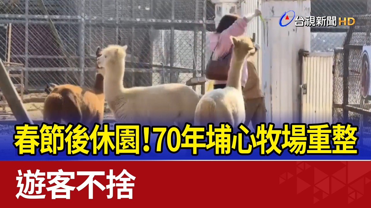 春節後休園！70年埔心牧場重整 遊客不捨