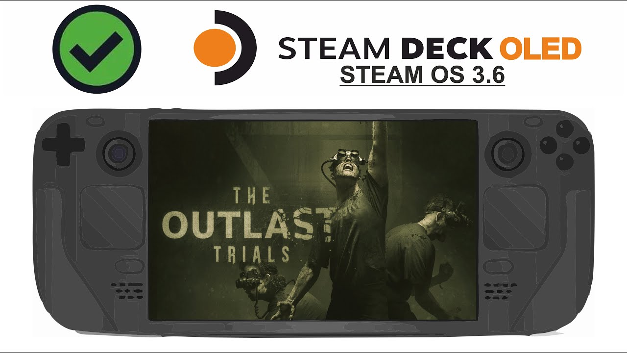 The Outlast Trials on Steam Deck OLED with Steam OS 3.6