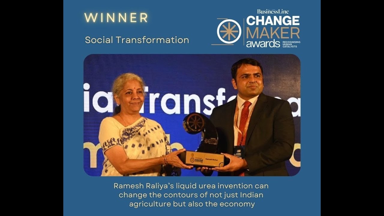 BusinessLine Changemaker Awards 2022 - Ramesh Raliya - Inventor of Nano Urea