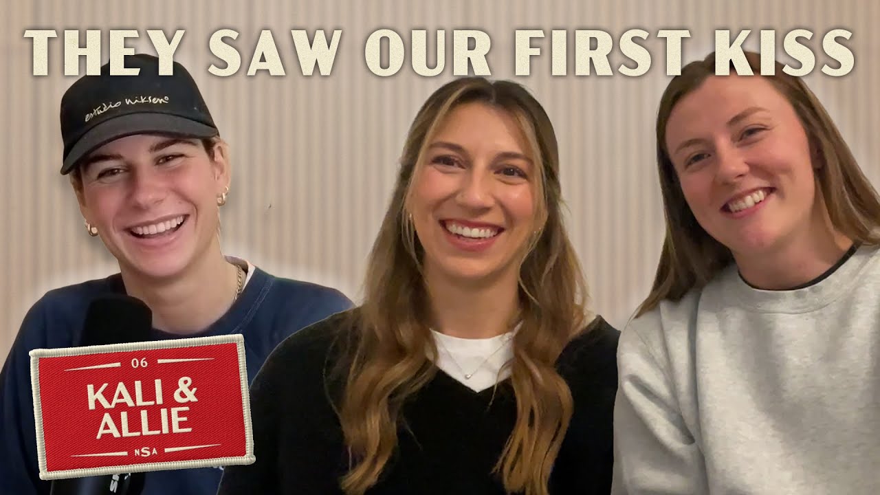 'Our WHOLE team was there for our FIRST KISS', Allie Munroe and Kali Flanagan | No Straight Answers