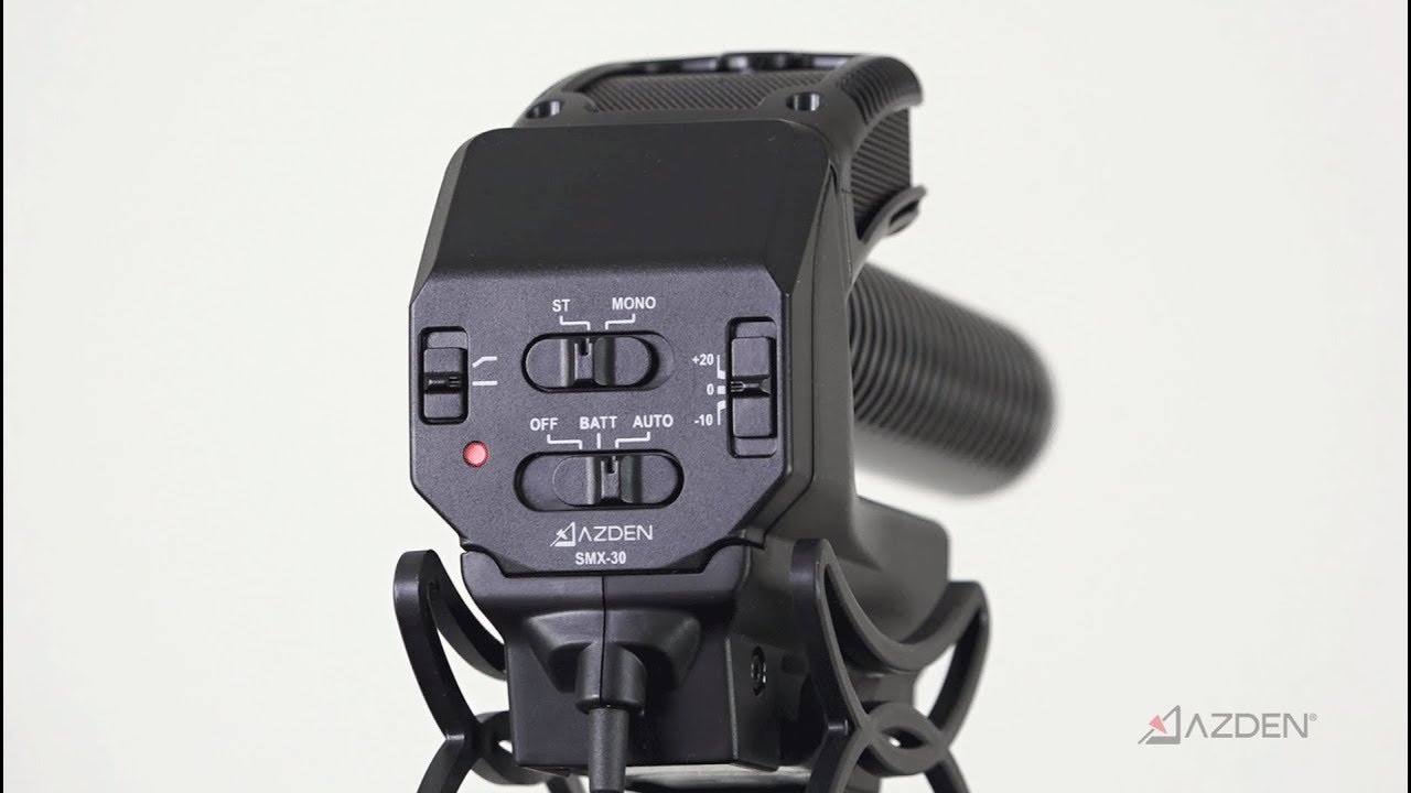 Azden SMX-30 Video Microphone - Quick Look and Listen