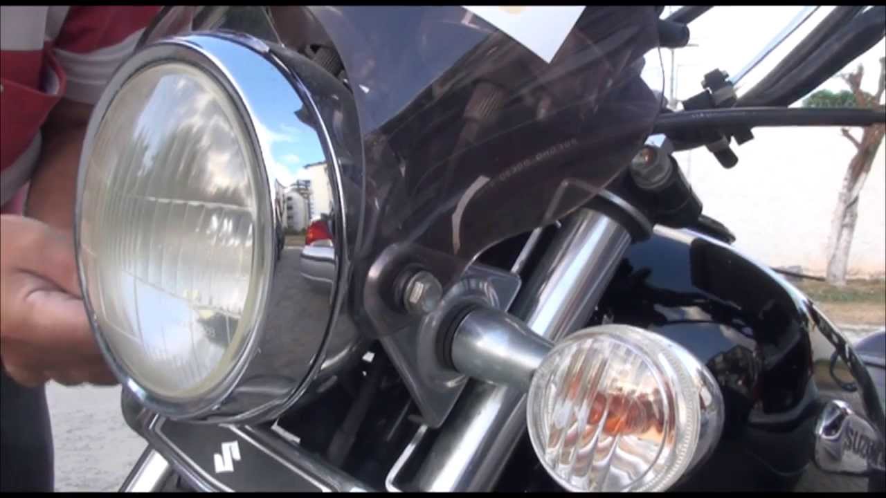 MAIS LUZ NO FAROL DA INTRUDER 125. ATENÇÃO!